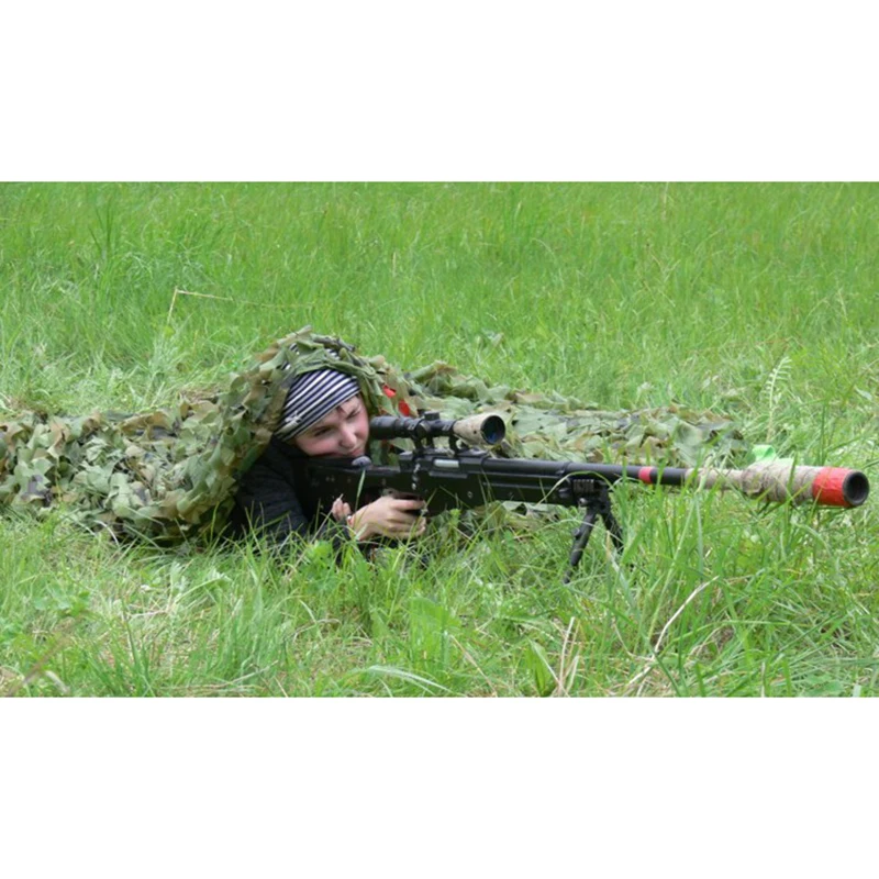 Camouflage Net 1.5M*2 3 4 5 6 7 8 9 10M Wide Camouflage Camo Netting Bulk Roll Decoration Sun Shade Party Camping Desert Jungle