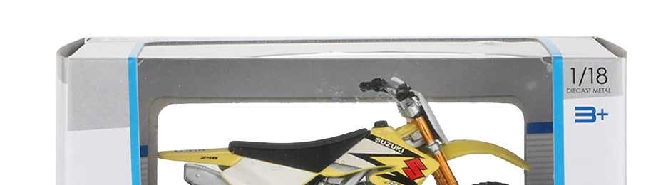 Модель мотоцикла Maisto из 1:18 сплава, игрушечный RM-250, модели гоночных автомобилей для мотокросса, внедорожные игрушки для детей