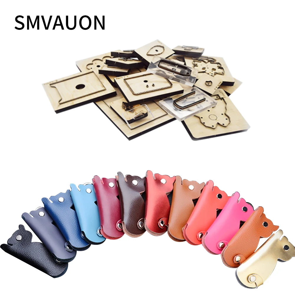 Smвоон деревянный высекальный diy модный дизайн ключевой мешок штампы Скрапбукинг