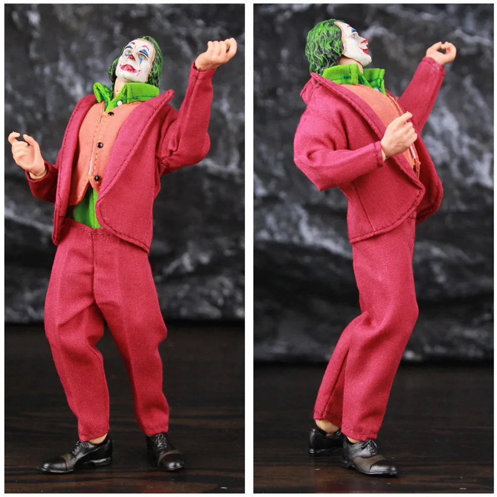 2019 DC Joker Arthur Fleck 6" Action Figure Joaquin Phoenix Todd Phillips Movie 1:12 1/12 one:12 Clothes Toys Doll Clown Face | Игрушки и