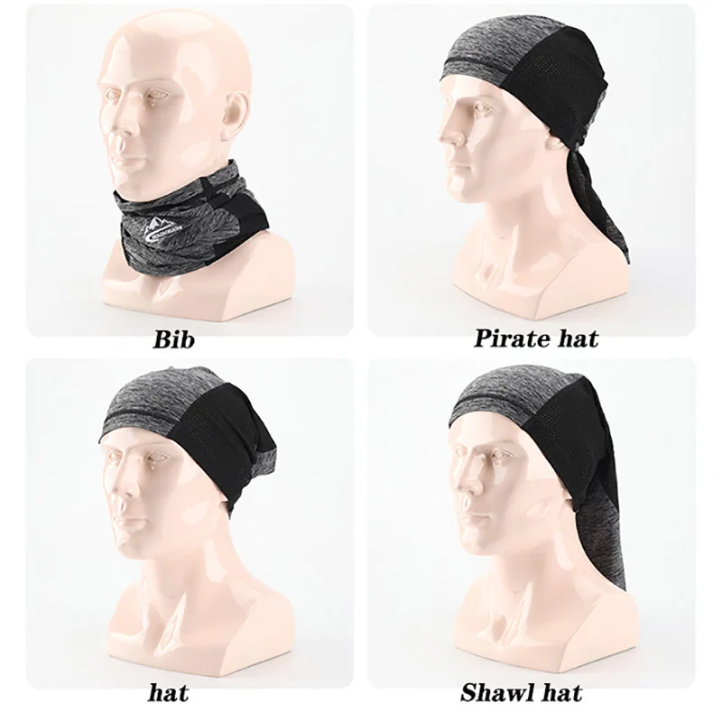 Велосипедная шелковая маска для лица летняя дышащая защита от УФ излучения