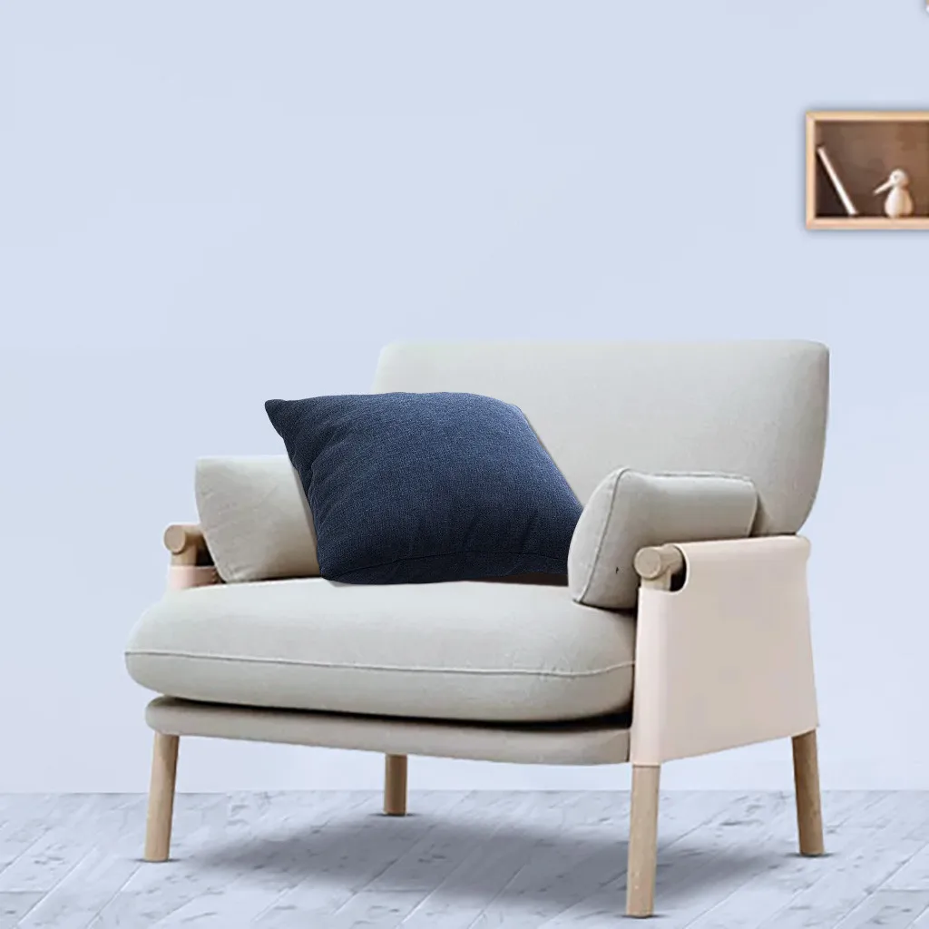 Квадратные декоративные подушки для дивана чехол однотонный простой