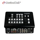 6-канальный видеопереключатель Devicewell HDS7106, поддержка 4 SDI PGM 2 SDI 1HDMI-кабель, совместим с Blackmagic Atem Mini Pro