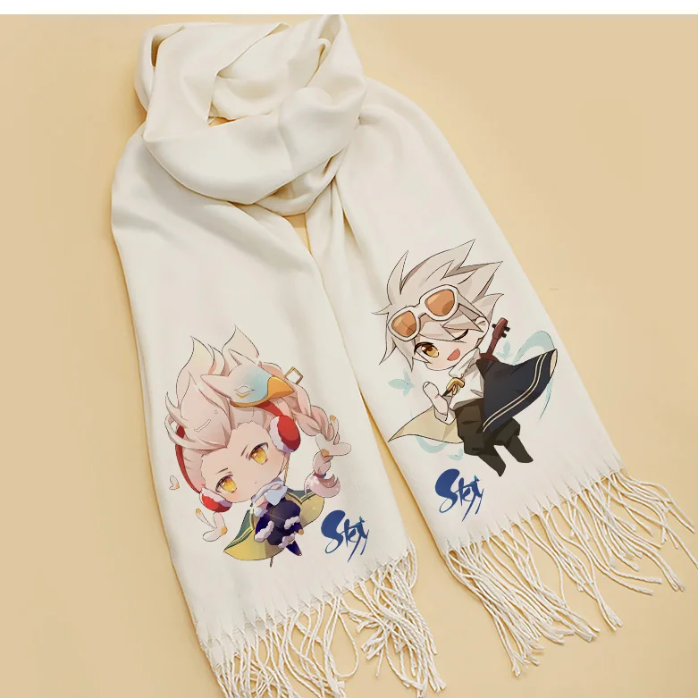 

Осенне-зимний теплый мягкий шарф для косплея по мотивам аниме «небесно-голубой свет»