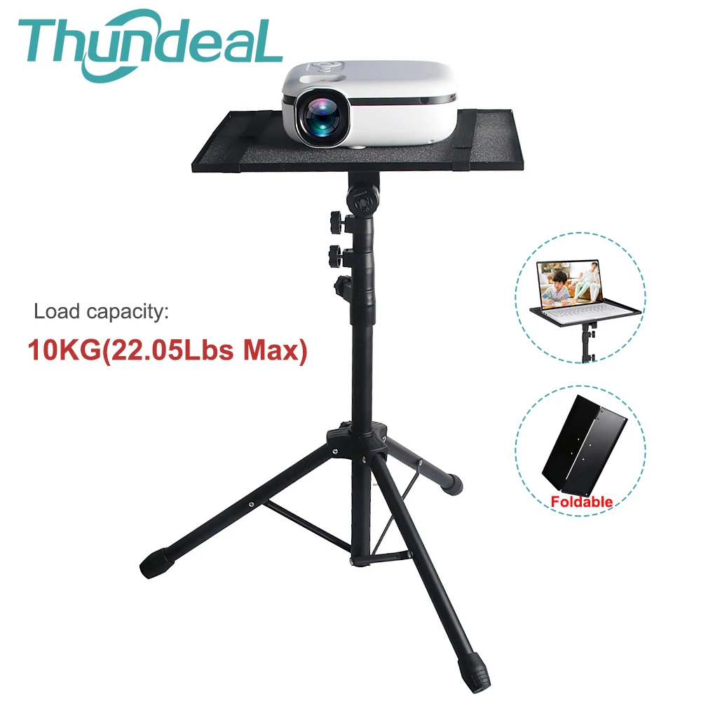 

Fit 10KG TD96 C3 C2 Q9 Projector Tripod Adjustable Floor Stand Portable Projector Stand Tripod Tray Outdoor Laptop Holder Mount