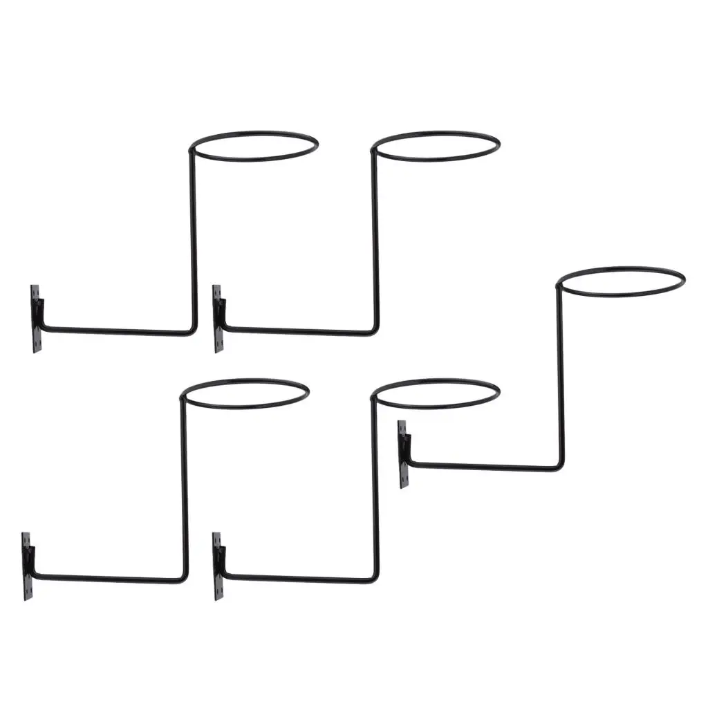 

5 Pack Motorcycle Motorbike Accessories Durable Hanger Rack Black