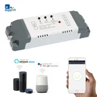 2 канала умный Wifi DIY Переключатель для приложения eWelink беспроводной модуль автоматизации таймер Голосовое управление работа с Alexa Google Home