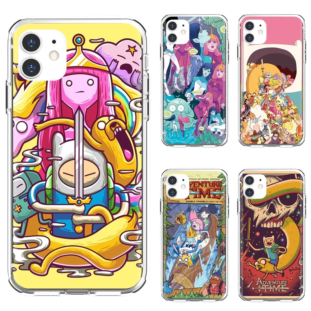 Силиконовый чехол для Xiaomi mi Redmi Note 3 4 4X 5 6 7 8 8t 9 9s 9t 10 pro lite Adventure Time|Бамперы| |