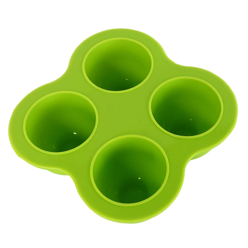 4 отверстия для льда лоток плесень с крышкой силиконовый ящик хранения Diy