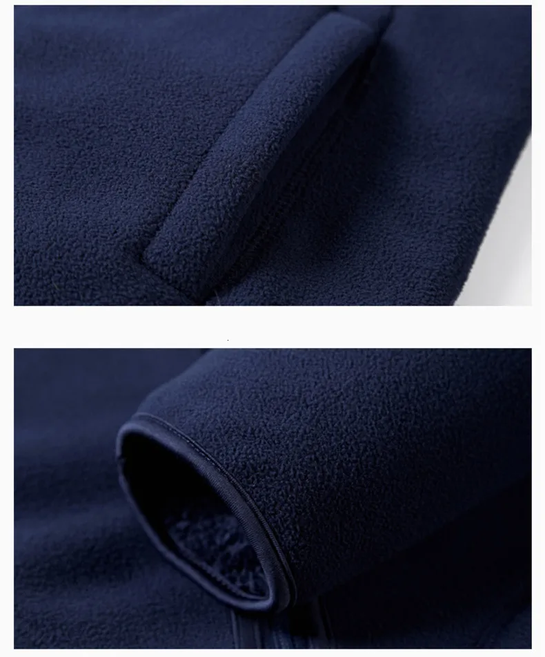 Winter Large Size Plus Velvet Reversible Jacket Men Women Outdoor Trekking Hiking Climbing Coat Sports Thermal Fleece Clothes