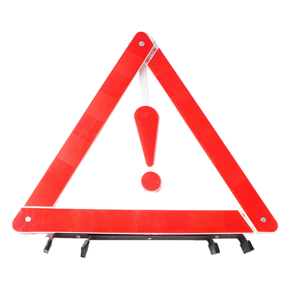 

Красный Дорожный предупреждающий знак аварийной безопасности, треугольный отражающий автомобильный штатив из ПВХ, предупреждающий сигнал...