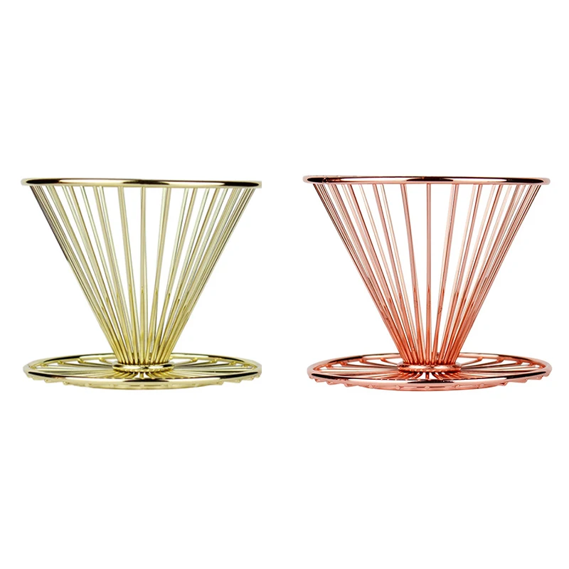 Держатель для фильтра горячего кофе с V образным основанием сетчатый фильтр