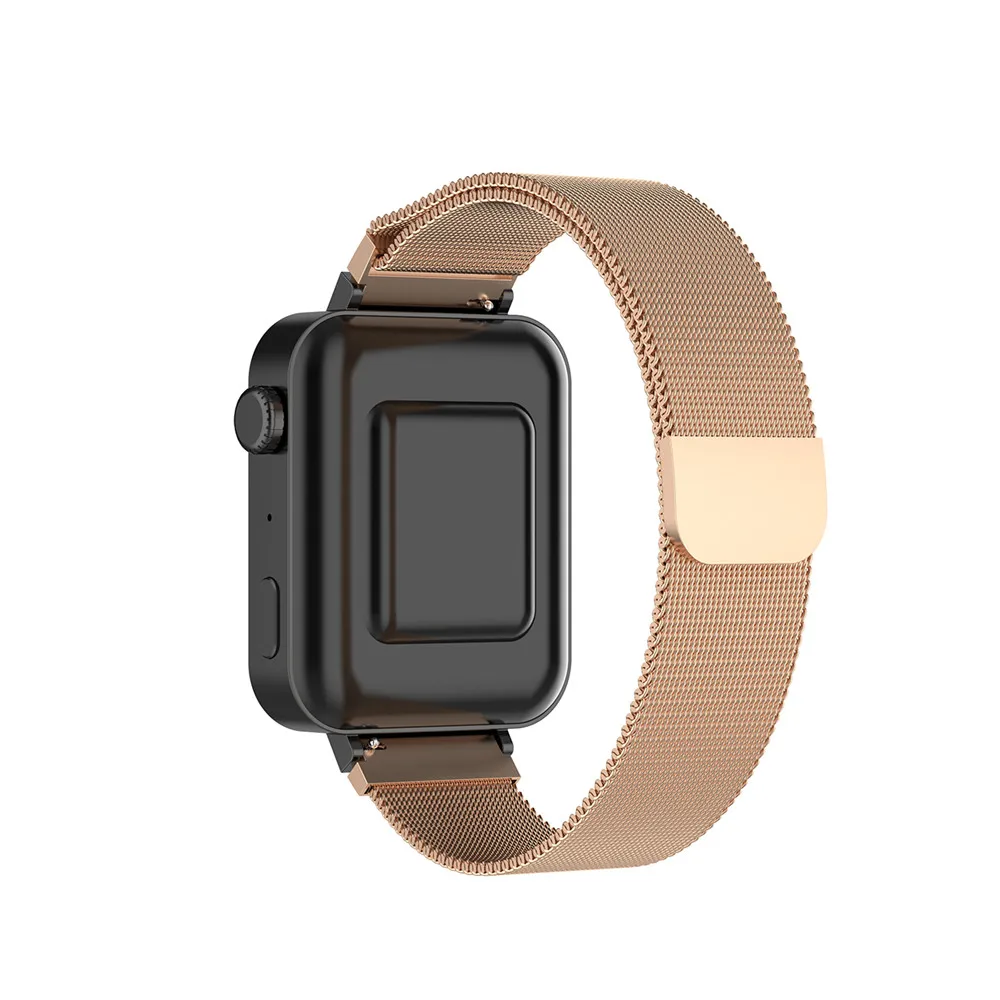 18 мм нержавеющая сталь сетчатый ремешок для часов Ремешок Для Xiaomi Smartwatch Универсальный сменный Ремешок Браслет