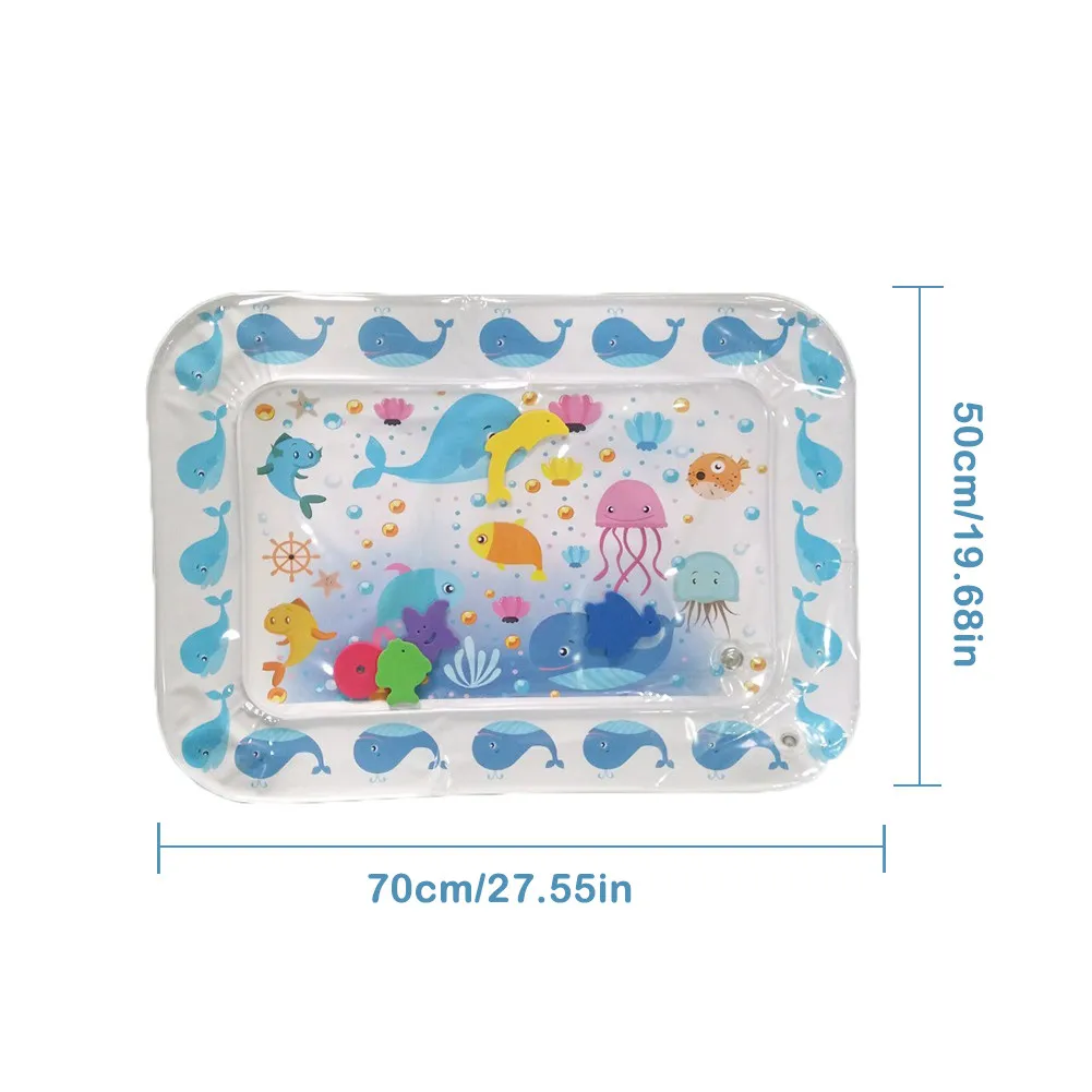 

Baby Kids Water Play Mat Inflatable PVC Infant Playmat Cushion for Toddlers