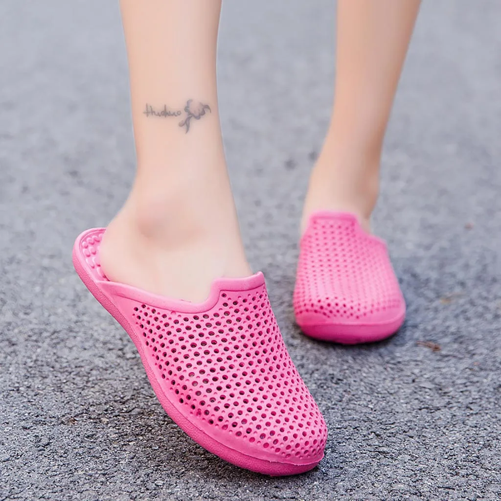 Женские пляжные шлепанцы модные тапочки для улицы плоская подошва прогулок