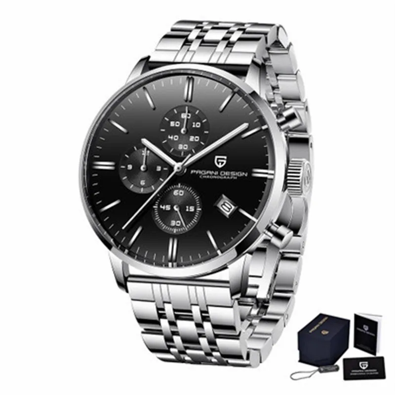 Pagani Design  New Men's Quartz Watch Luxury Men's Mechanical Watch Casual Fashion Waterproof Men's Leather Clock Sports Watch