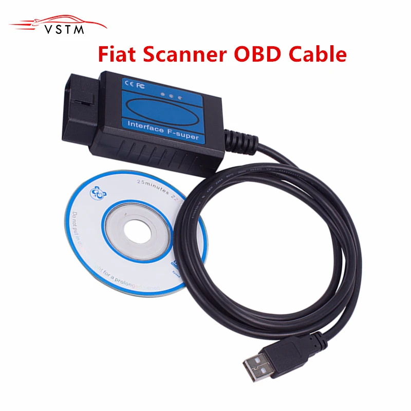 2019 для Fiat сканер OBD2 EOBD диагностический инструмент Интерфейс F Super|Кабели и