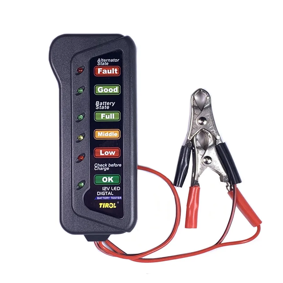 Тестер батареи Цифровой тестер емкости проверка для 12 В батарея источник питания