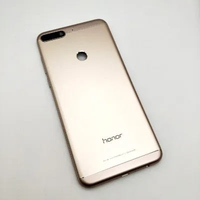 Gold Battery Cover Для huawei honor 7C LND-AL30/honor 7c pro задняя крышка батарейного отсека Корпус задней части+ объектив камеры+ ЖК передняя панель - Цвет: Gold Battery Cover