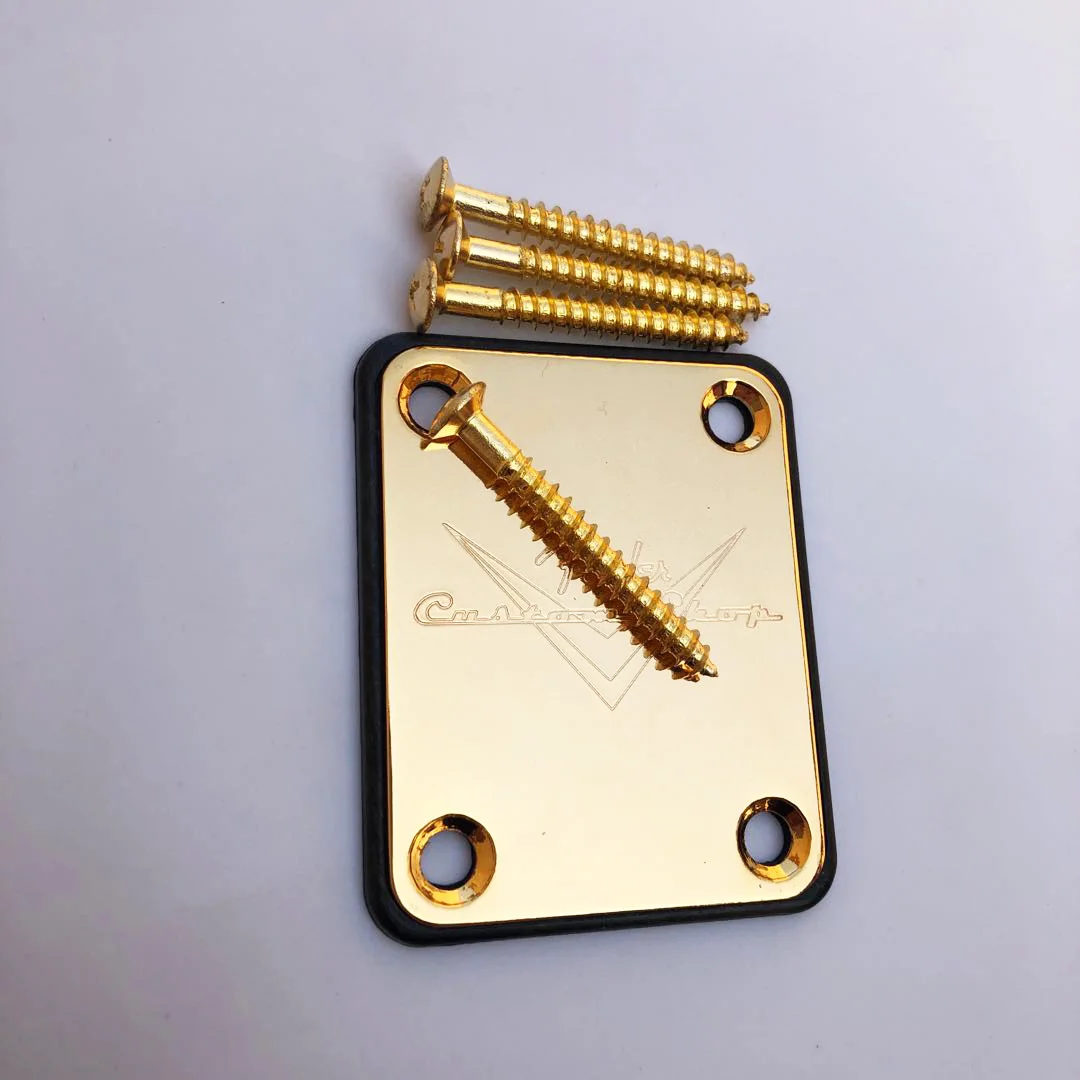 Нашейная пластина для электрогитары Strat/Tele серия ограничений золотая под заказ
