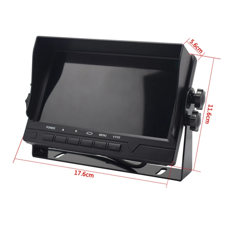 7 Inch TFT LCD Wired Car Monitor HD Display AV1 VGA Rearview Parking System Monitors | Автомобили и мотоциклы