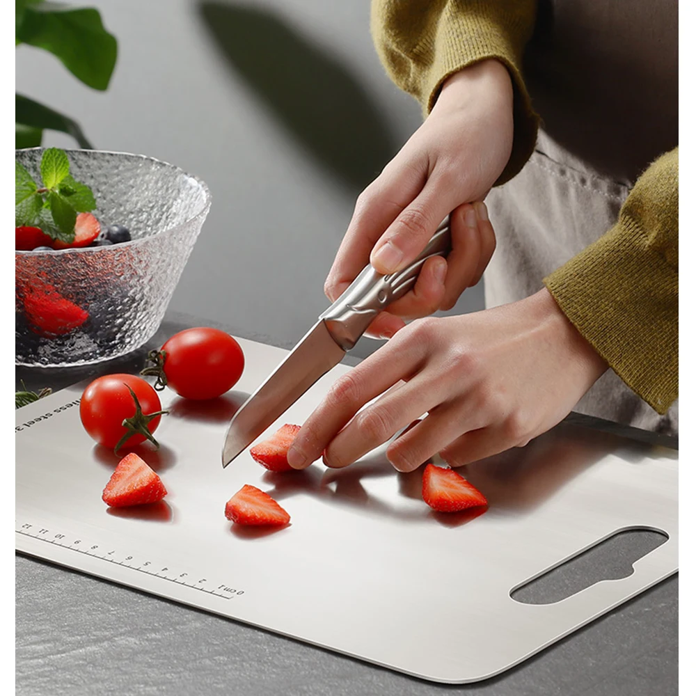 XYj Разделочные Блоки Из Нержавеющей Стали доска для овощей мяса кухонные