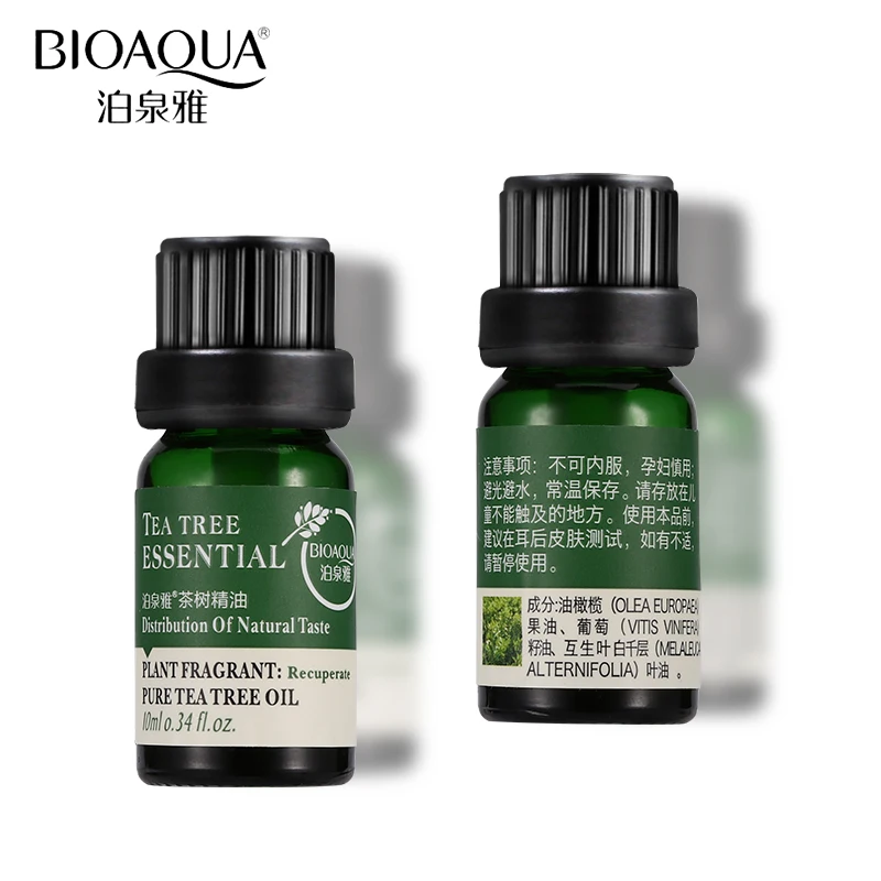 Натуральные масла для чайного дерева от акне BIOAQUA средство ухода за волосами