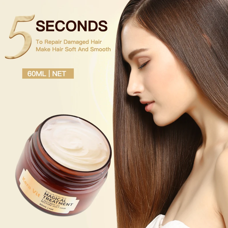 HAIR REPAIR MASK for damaged hair care magical treatment VITAMINS MASK hair filler keratin cream salon essential oil