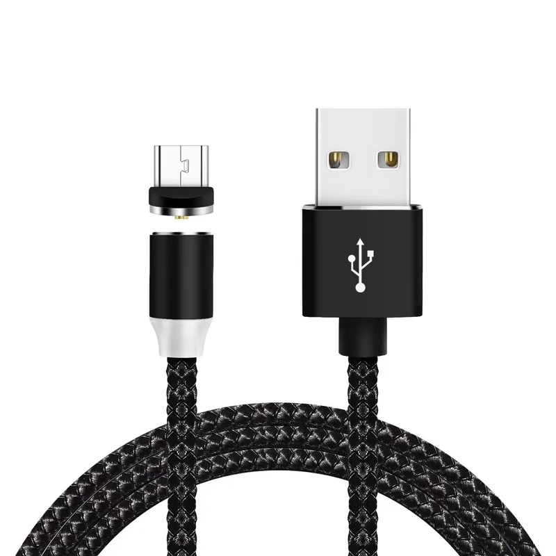 Светодиодный магнитный кабель Bozhu 1 м для IPhone X 8 7 6 Plus Micro USB и usb type C магнитные