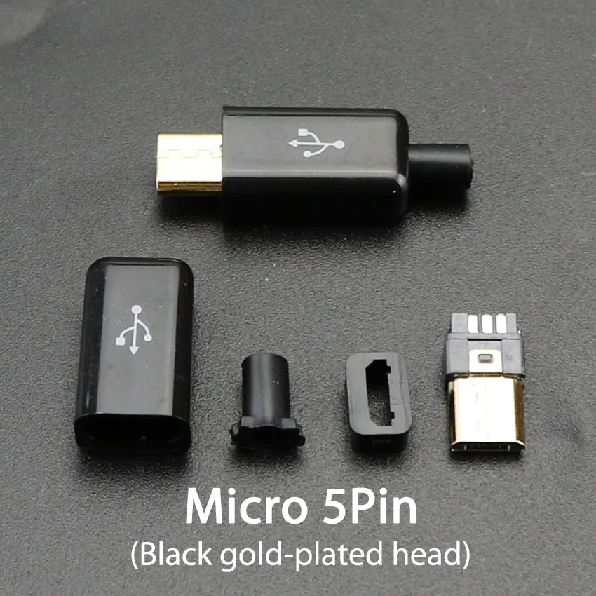 ChengHaoRan Micro USB 5Pin сварочный Тип C 4P штекерные соединители Зарядное устройство