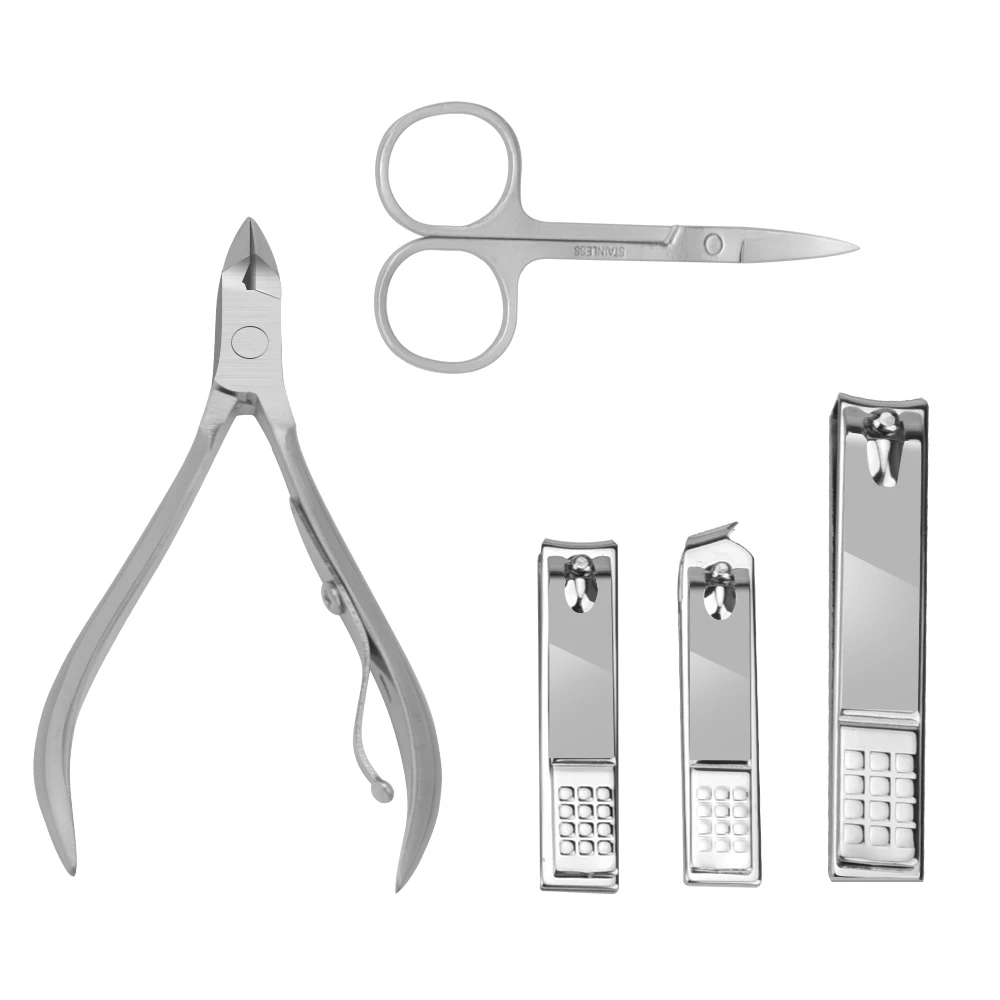 1 Набор черная машинка для стрижки ногтей из нержавеющей стали триммер ушей набор