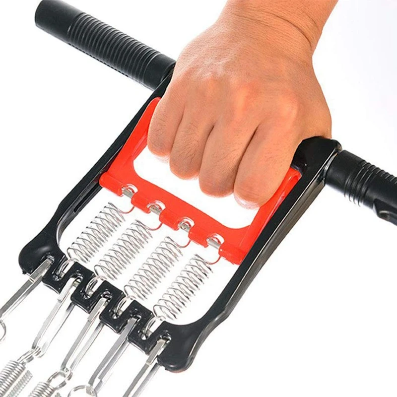 TOP!-3 in 1 Spring Chest Expander Hand Gripper Pull-Up Bars Men Tension Puller Fitness Equipment Muscle Training Resistance Band