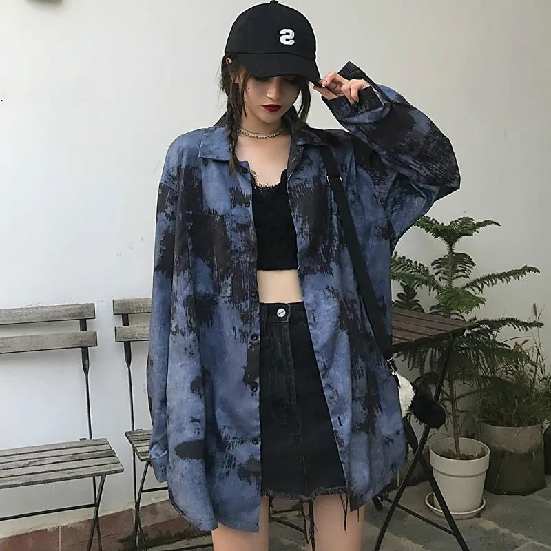 

Новая стильная рубашка с длинным рукавом, женская модная тонкая рубашка в британском стиле, Повседневная модная женская блузка средней дли...