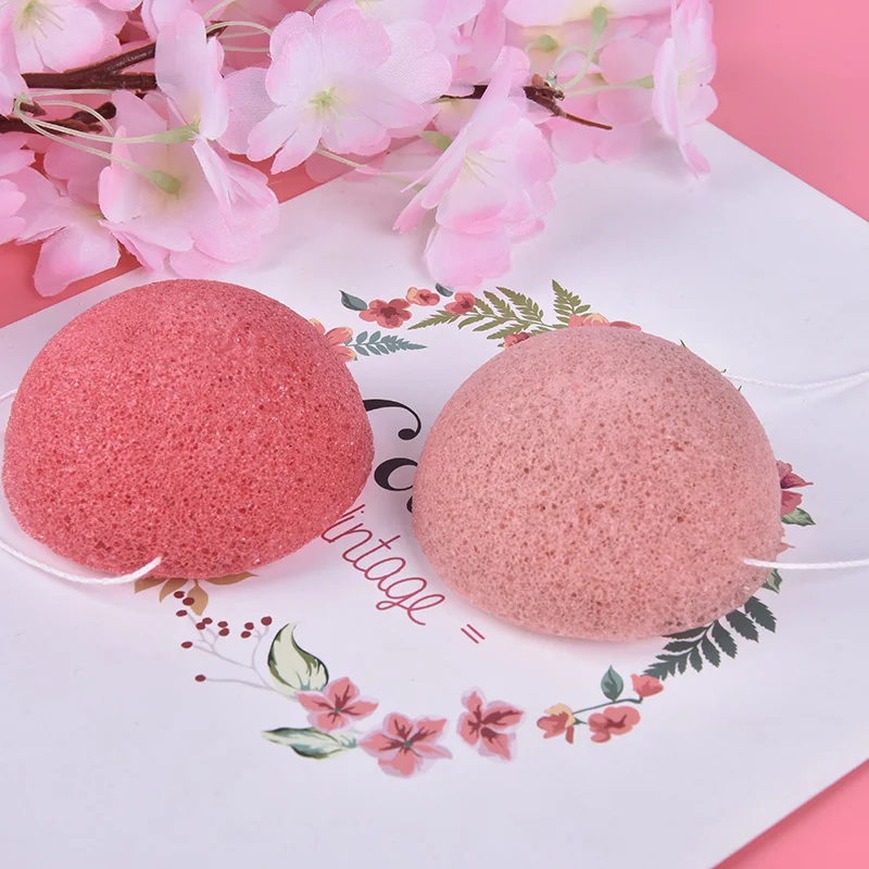 1pcs Natural Konjac Cosmetic Puff Bamboo Charcoal Cleanser Sponge Makeup Facial Cleaning Tool Smooth Beauty Essential Konnyaku |