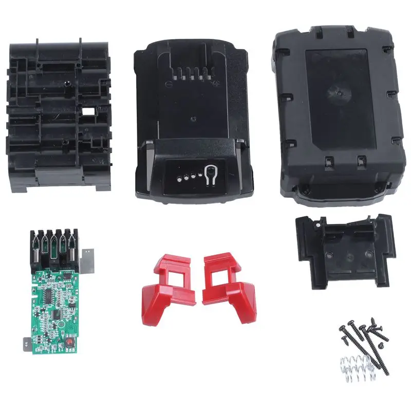 M18B литий ионный аккумулятор пластиковый чехол для защиты от зарядки печатная