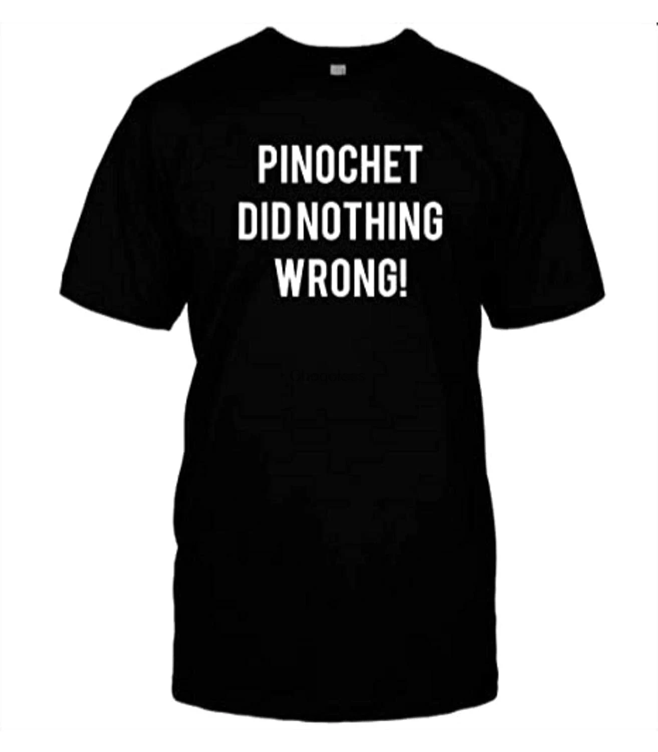 Мужские мужские футболки для мужчин черная футболка с надписью Pinochet ничто не так
