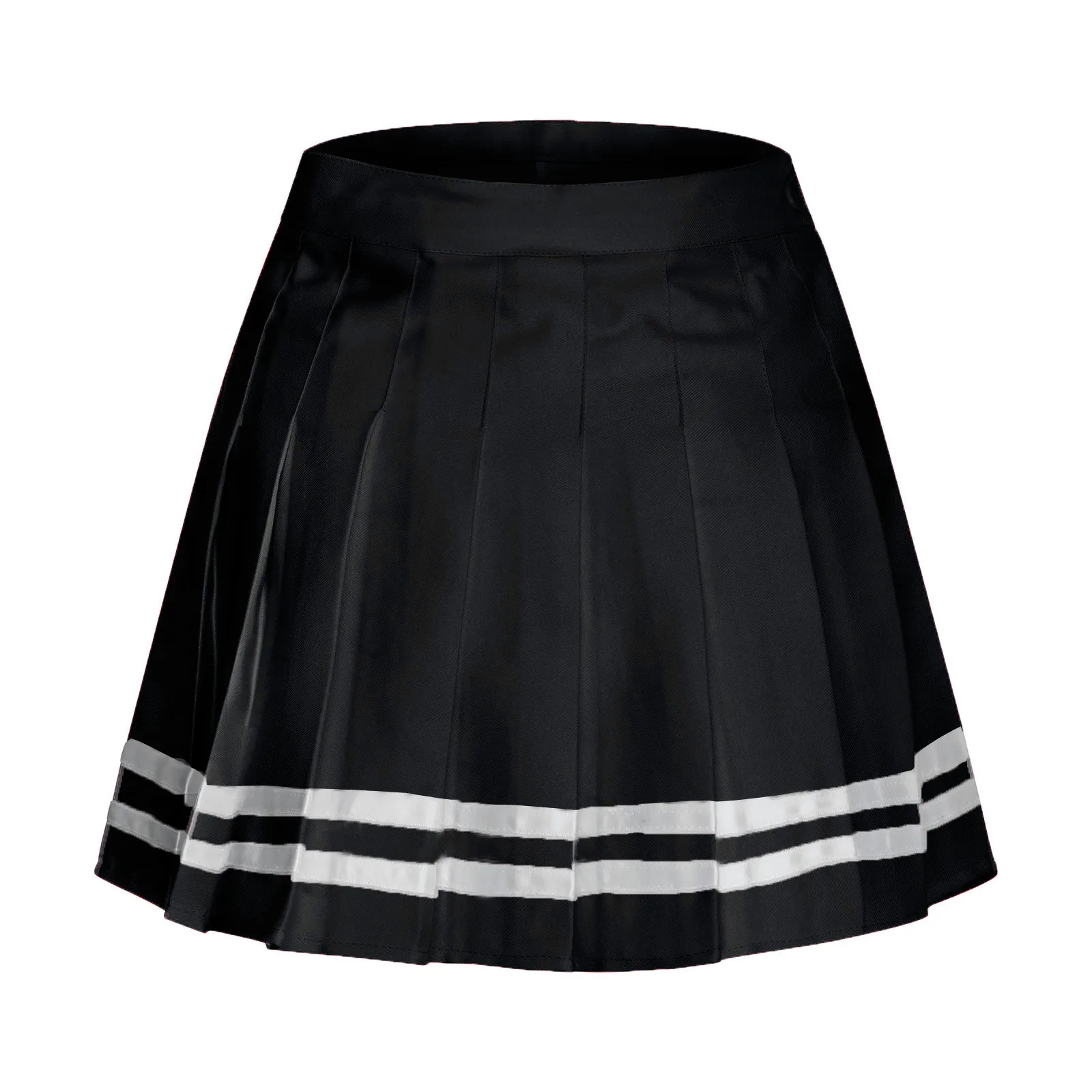 

Women Fashion Summer High Waist Pleated Skirt Sweet Harajuku Wind Cosplay Preppy Plaid Mini Skirt Jupe Kawaii Skirt Saia Faldas