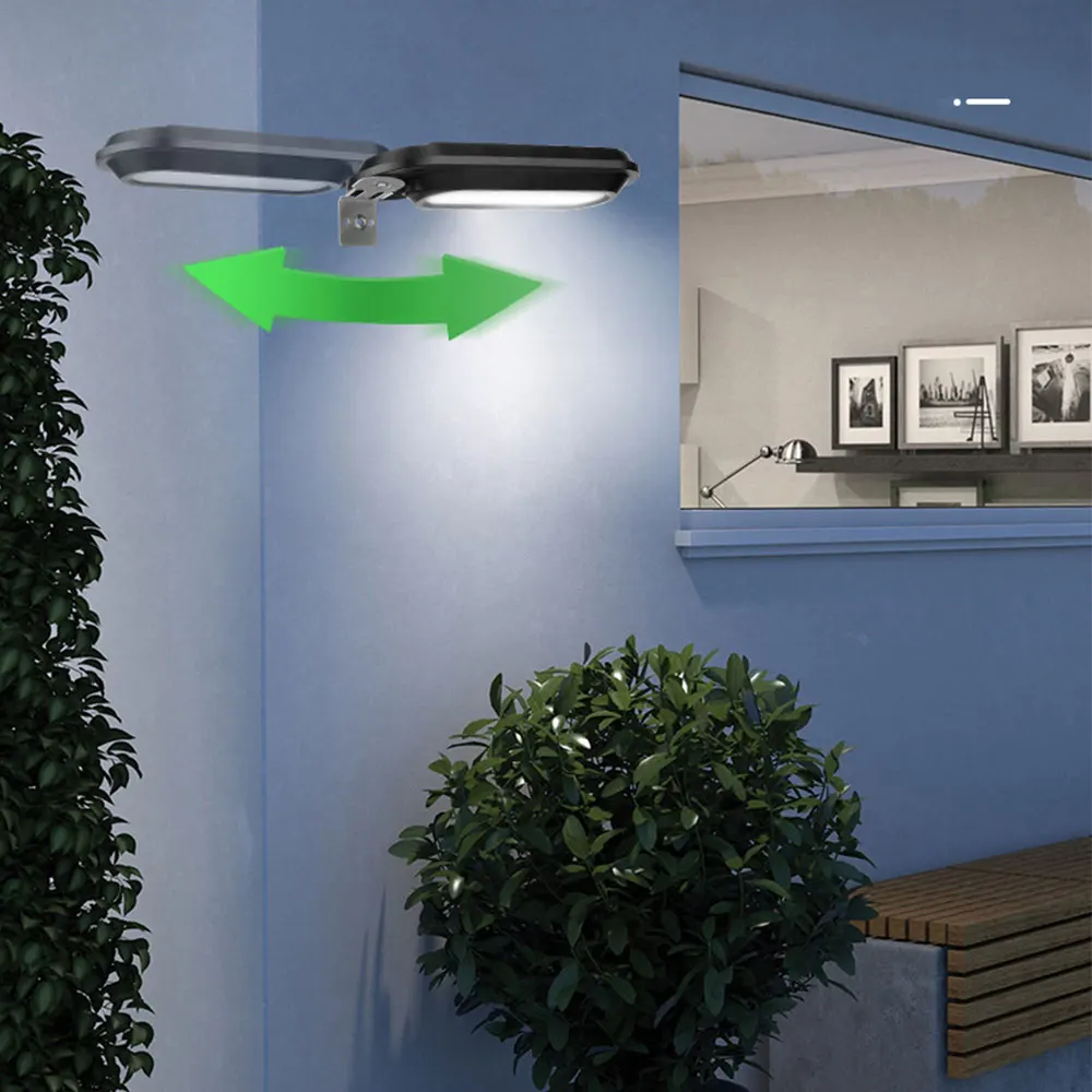 Панельная Светодиодная лампа на солнечной батарее уличный прожектор настенный