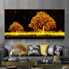 Абстрактная живопись, фрески, картины на холсте, искусство на стене, богатые деревья, искусство и принты, современное домашнее интерьерное украшение