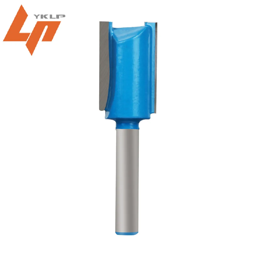 

1Pcs Double Flute Straight Milling Cutter Router Bit For Woodworking 1/4" 1/2"Shank