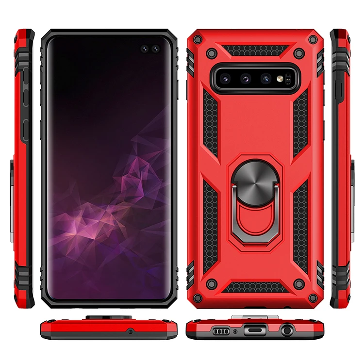 Для samsung Galaxy S10 S9 S8 Note 10 Plus S7 чехол, военный класс 15 футов. Защитный чехол с магнитной подставкой и креплением для автомобиля