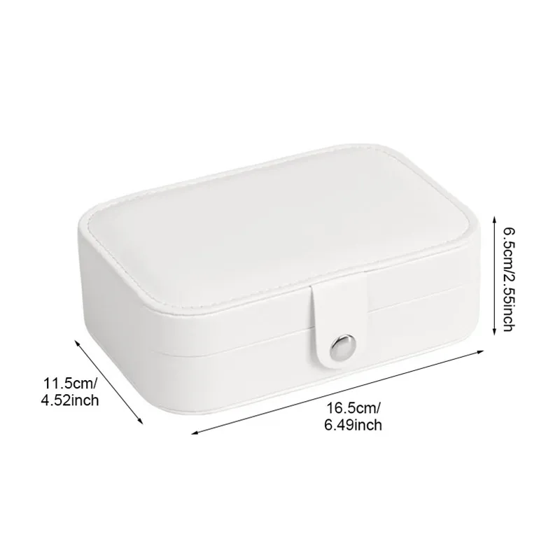 Girls Travel Essential Makeup Jewelry Storage Box Ring Necklace Earring Pouch Bracelet Watch Cosmetics Lipstick Organizer Suppl