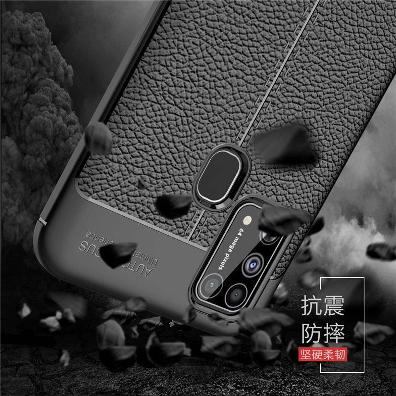 

For Samsung Galaxy M31 Case Silicone Leather Shell Rubber Fundas TPU Phone Case For Samsung Galaxy M31 Cover For Samsung M31