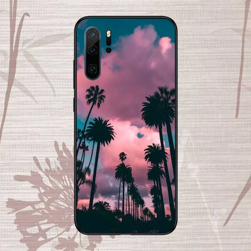 

coconut tree Phone Case For Huawei P20 P30 P40 lite Pro P Smart 2019 Mate 10 20 Lite Pro Nova 5t