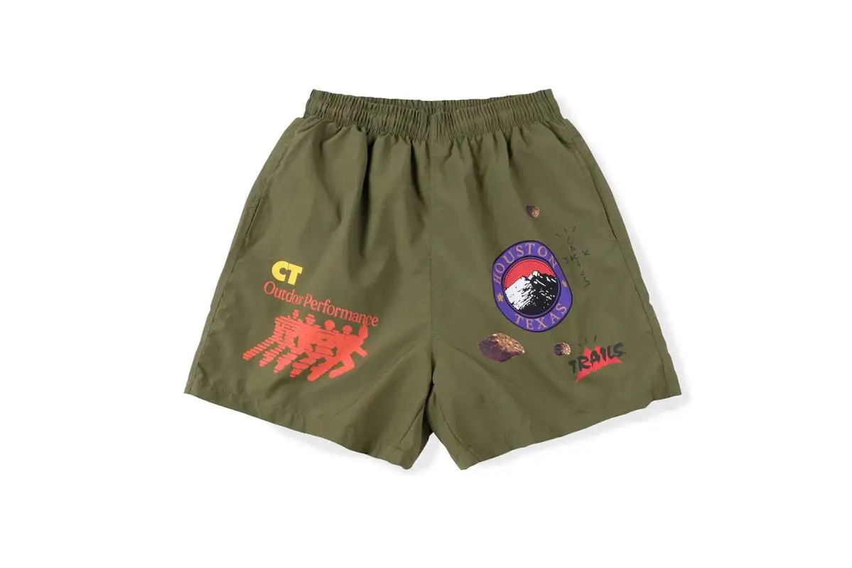 

Travis Scott shorts Cactus Jack Running Wild 1:1 high quality travis scott shorts streetwear kanye west astroworld Short