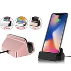Док-станция для Xiaomi Poco F3 Redmi Note 10 9 Pro, зарядка для телефона с USB для iPhone, Samsung, IOSType-CMicro USB, зарядное устройство с подставкой