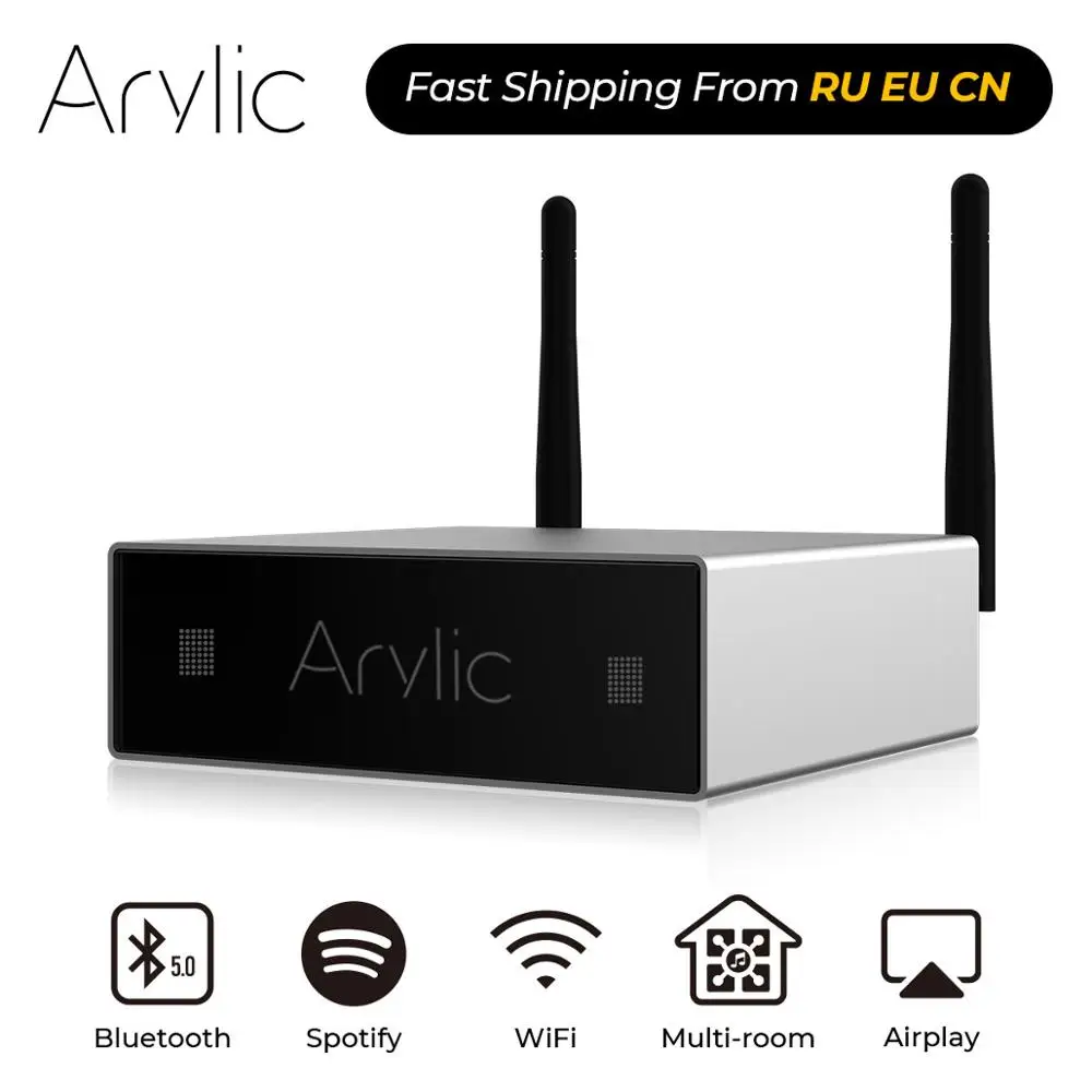Усилитель A50 Wi Fi и Bluetooth беспроводной аудиоресивер Hi класса D цифровой стример
