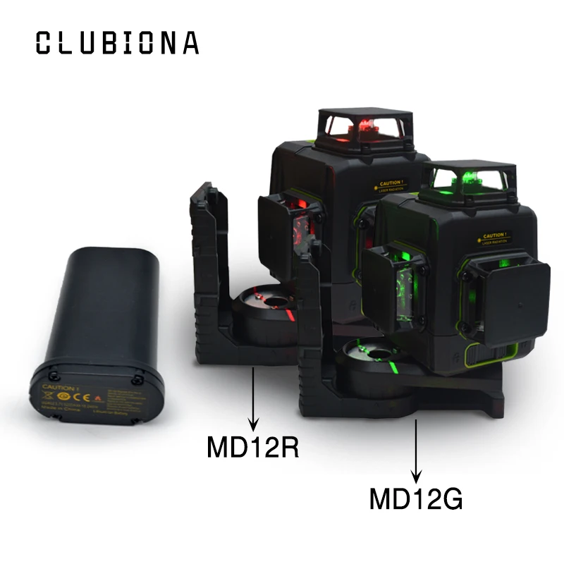 Литиевая батарея 3 7 в 5200 мАч для красного/зеленого лазера MD12R 12RC MD12G и M12G Laser|Детали
