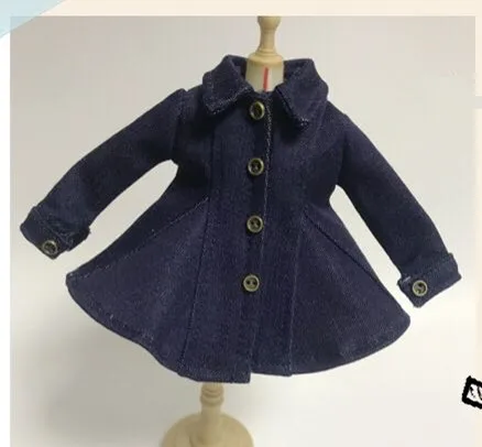 dress Кукла 1/6 джинсовое платье blyth юбка кукла одежда(Fit blyth, ob24, pullip, azone, licca, ICY, кукла 1/6 - Цвет: dress