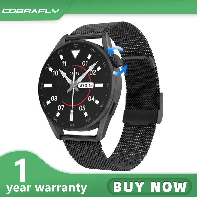 

Cobrafly DT3 Pro Smart Watch Women BT Phone Call 1.32inch Screen 360*360 IPS Men's Watches Heart Rate Smartwatch Fitness Tracker